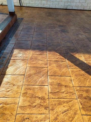 Suelo de hormigón impreso